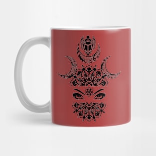 bohemian eyes art Mug